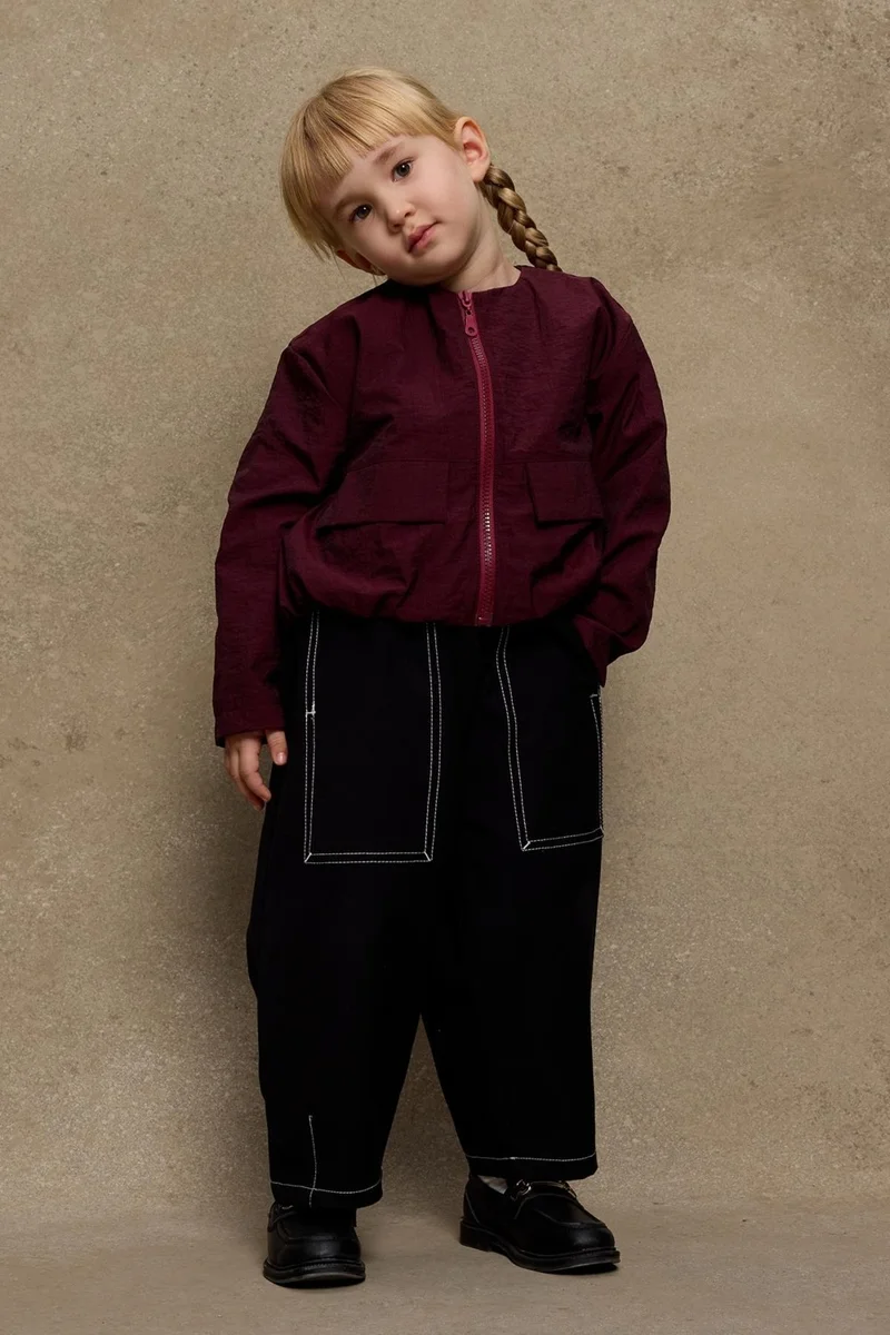 Fahhar Kids Bomb Jacket Claret Red