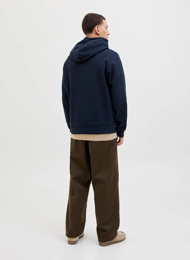 JACK & JONES Jack And Jones JJELOGO Logo Graphic Hoodie