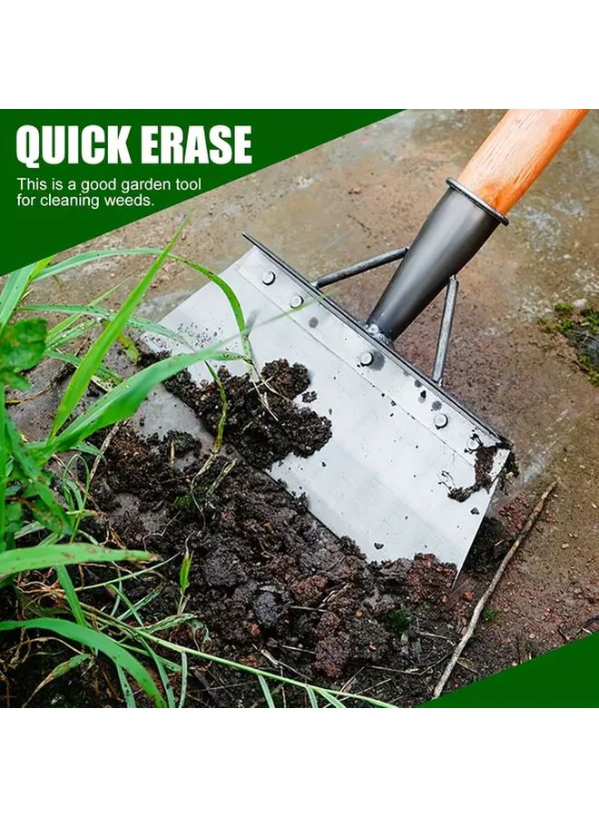 مجرفة حديقة معدنية ثقيلة بدون عمود، مسطرين متعدد الوظائف، مشذب حواف العشب - Image 2