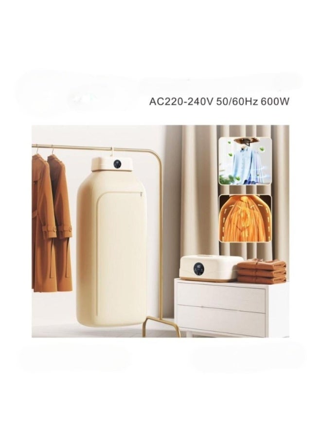Tradeo 600W Portable Electric Clothes Dryer - Foldable Hanging Drying Machine with Intelligent Timer - Image 2
