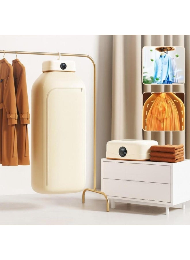Tradeo 600W Portable Electric Clothes Dryer - Foldable Hanging Drying Machine with Intelligent Timer - Image 4