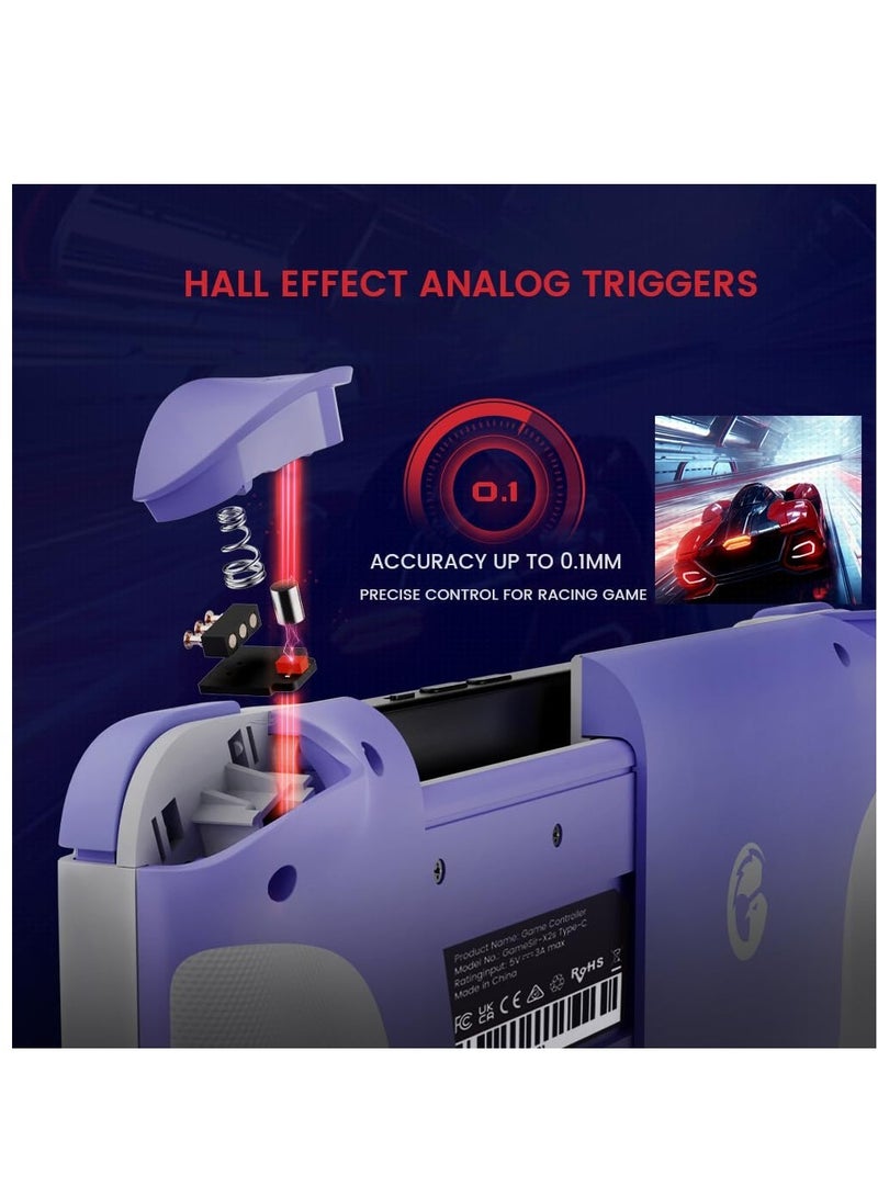 SOLARAE X2S Type-C Mobile Gaming Controller for Android and iPhone 15 Series (USB-C), Phone Controller with Hall Effect Joysticks -Play Xbox, Playstation, Call of Duty, Genshin Impact - Image 4