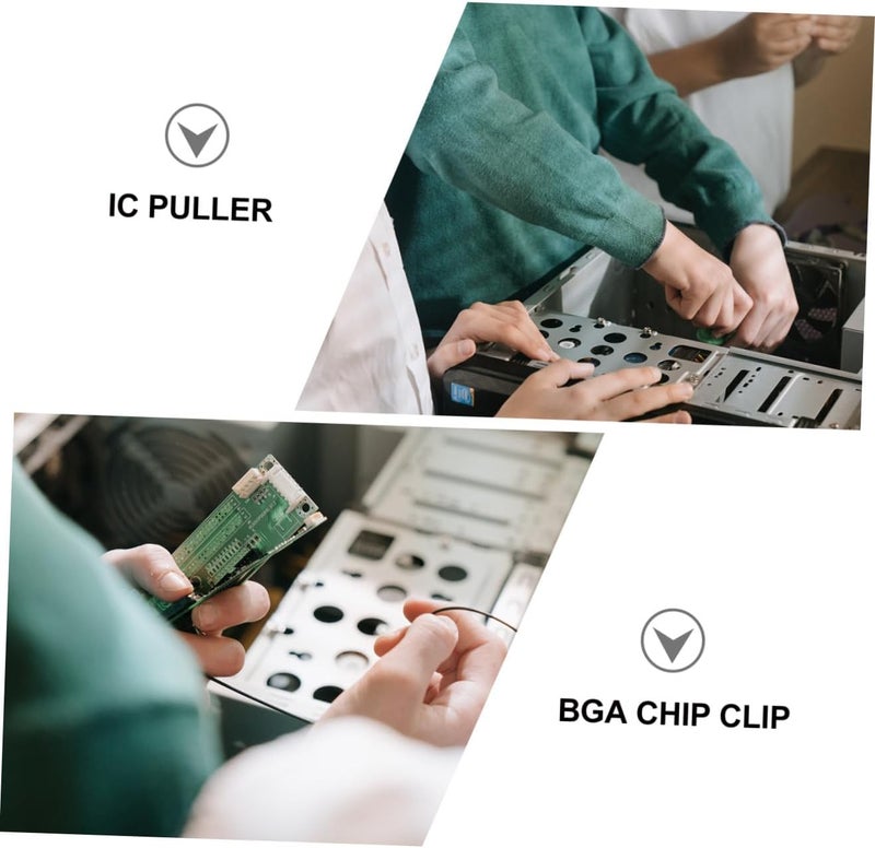 PRETYZOOM 2 Pcs Ic Chip Pick up Tool and Precision Electronic Component Grabber for Electricians, Ball Grid Array Chip Picker with Sturdy Construction, Suitable for Circuit Board Repair - Image 2