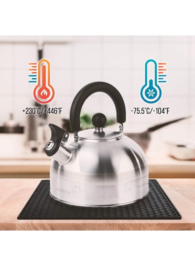 KITCHENATICS KITCHENATICS Silicone Trivets, PotHolders, Hot Pads, Jar Opener, Oven Mitts (4-Pack Set)  - Image 2