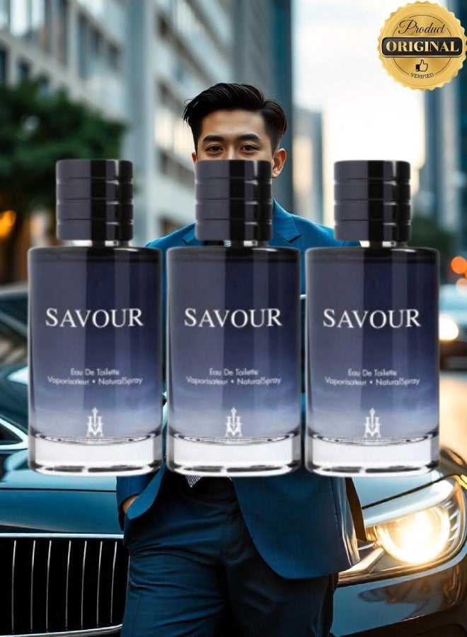 Collection 3 Pieces Savour Perfume EDT 85ML - Image 1