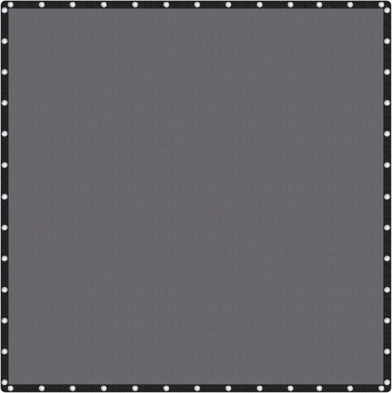 VICLLAX Shade Fabric Sun Shade Cloth Privacy Screen with Grommets for Patio Garden Pergola Cover Canopy 24x24 FT, Grey - Image 1