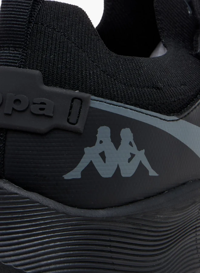 Kappa Men's Textured Sports Shoes with Lace-Up Closure