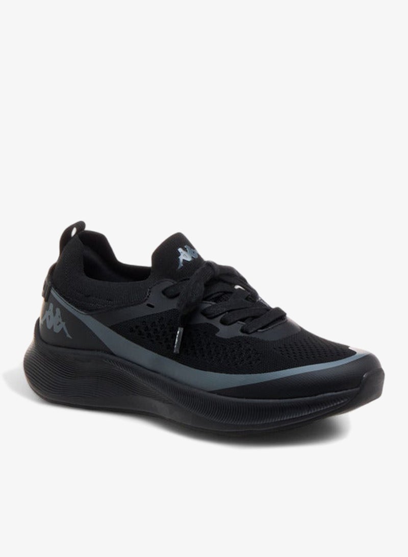 Kappa Men's Textured Sports Shoes with Lace-Up Closure - Image 2