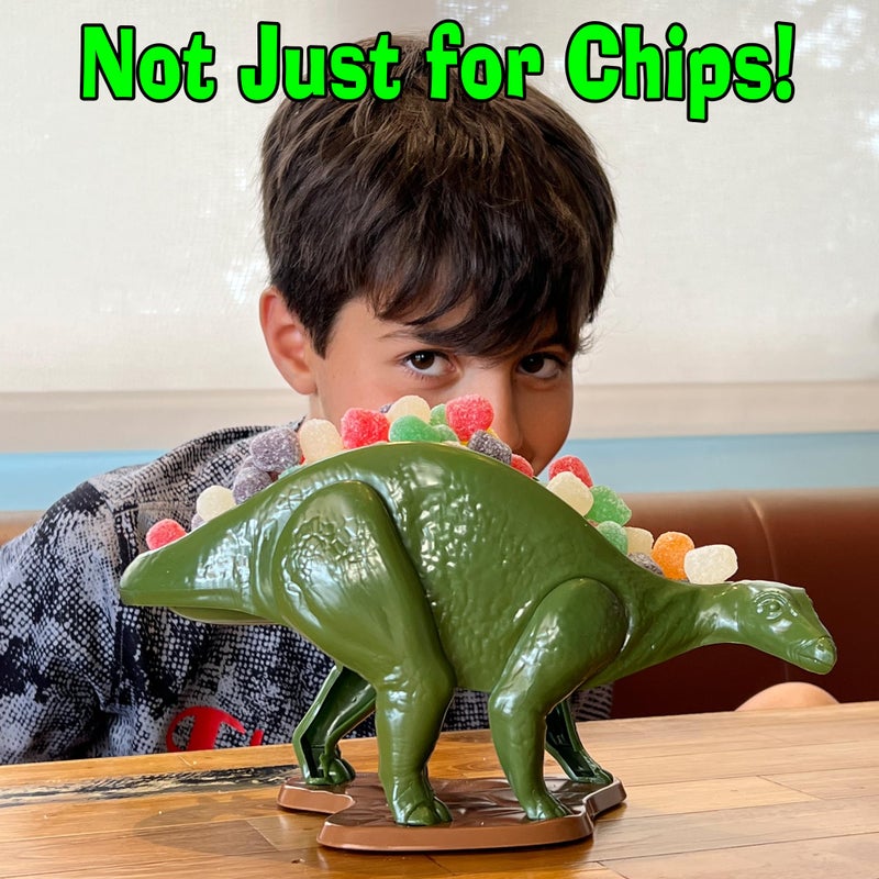 Funwares Original Nachosaurus Snack and Dip Set, Dinosaur Nacho Holder - Image 4