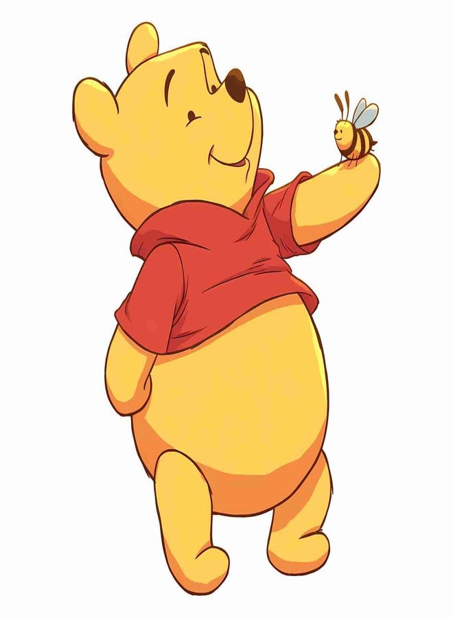 SkyOlla Removable Wall Sticker - Winnie The Pooh Theme - 40x60 cm Peel & Stick Cartoon PVC Vinyl - Ideal for Baby Room, Nursery, Kids Room, Hall and Living Room Decoration - Image 1