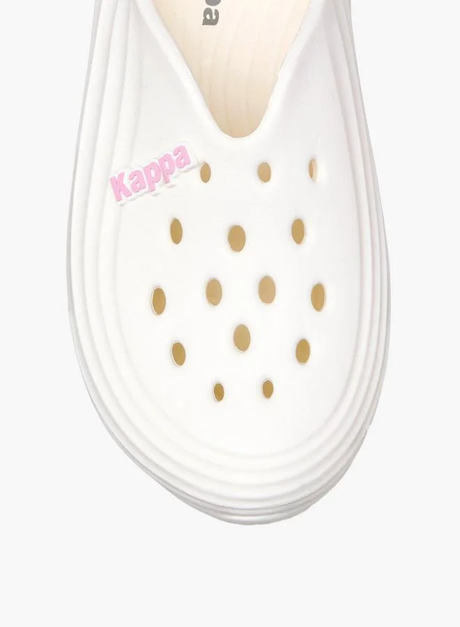 Kappa WHITE Women Slip-On Clogs for Women | Best Price UAE