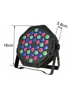 Yuwell RGB Stage Lighting 36 LED Dj Par Lights Uplighting For Events Diverse Lighting Modes Supported DMX512 Sound Activated Master-Slave Auto-Run Mode RGB Disco Par Light For Wedding Party And Concert  - Image 2