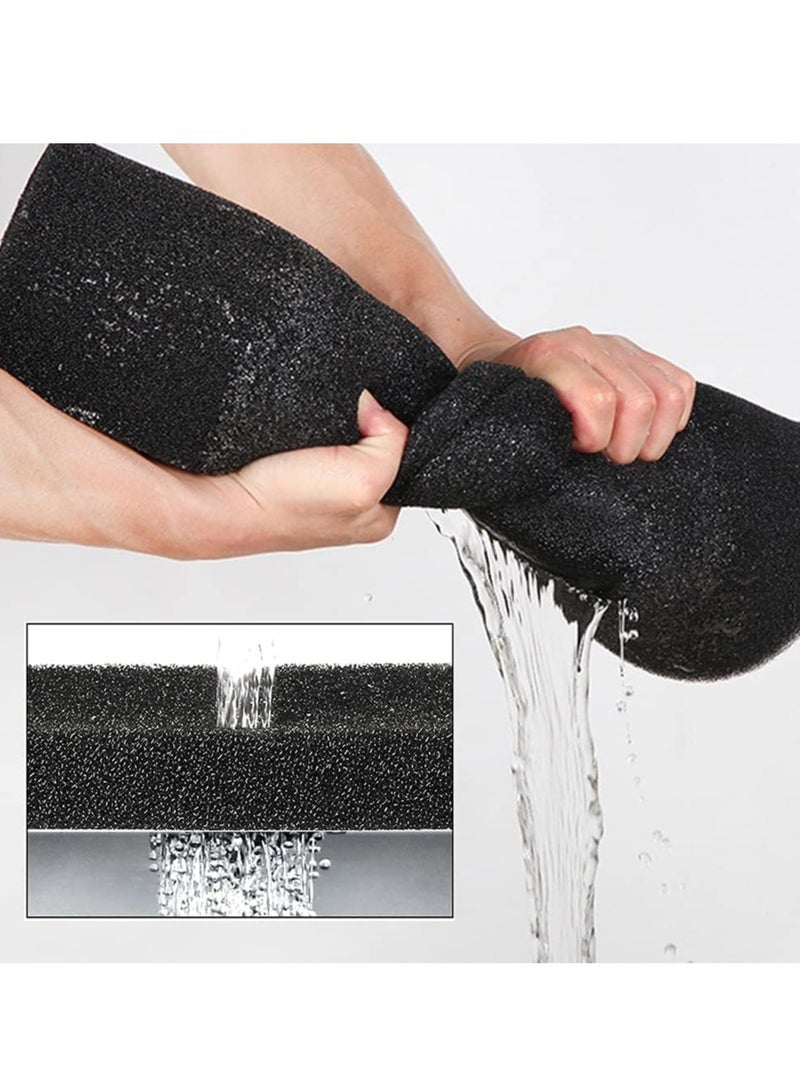 KASTWAVE 4 PCS Filter Foam Sponges, Filter Media Pad, Filter Sponge, Cut-to-Size Foam for Aquarium Fish Tank (50 * 50 * 4CM - 25PPI*2 + 35PPI*1 + 50PPI*1) - Image 2