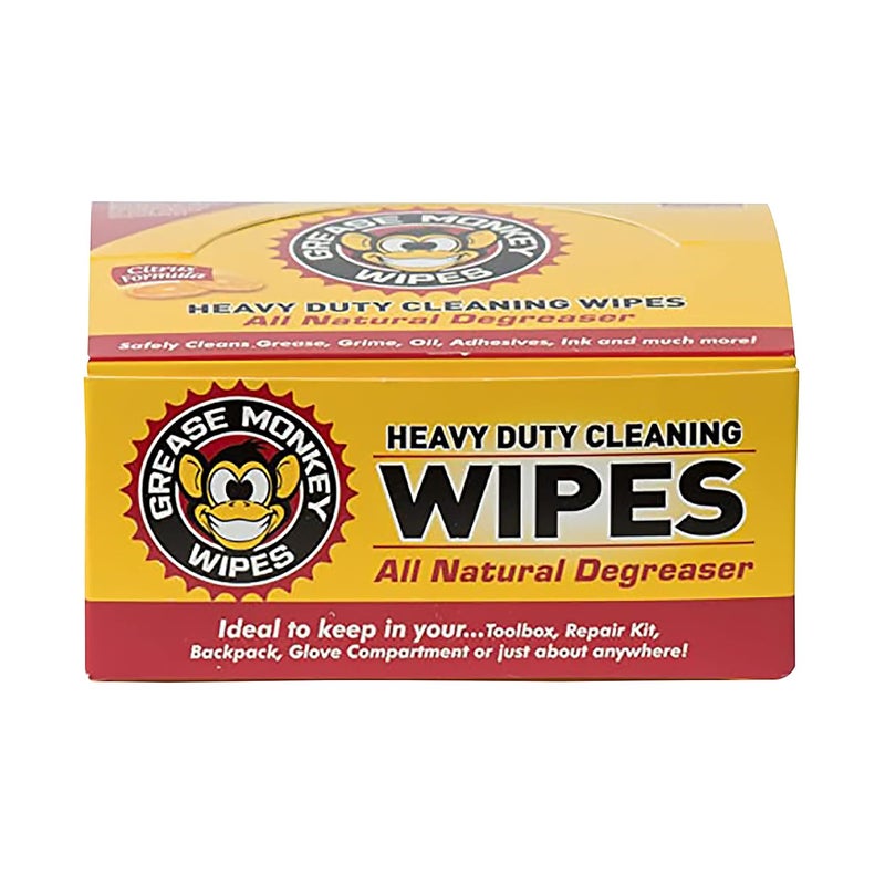 grease monkey Individual Heavy Duty Cleaning Wipes, 24-Count - Image 1