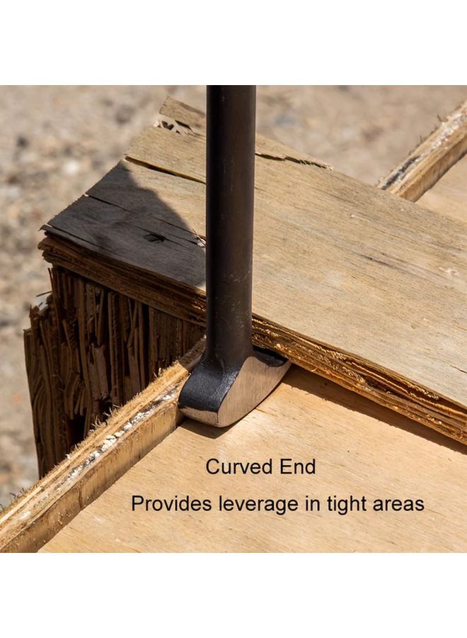 3 Pieces Rolling Head Pry Bar Set 15cm 30cm 40cm 6 Inch 12 Inch 16 Inch For Automotive Machinery Aligning And Prying Metal Construction No Electricity Needed Car Repair And Maintenance Automotive Tool Set Ergonomic Handle Durable Metal Bars - Image 4