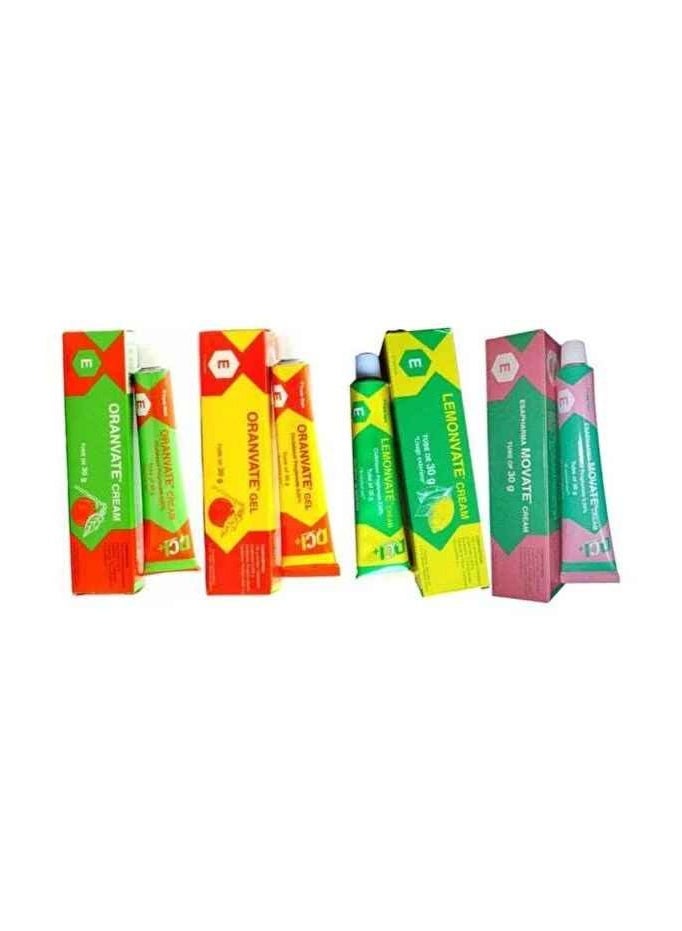 Whitening gel/cream set of 4 pieces, 30 grams