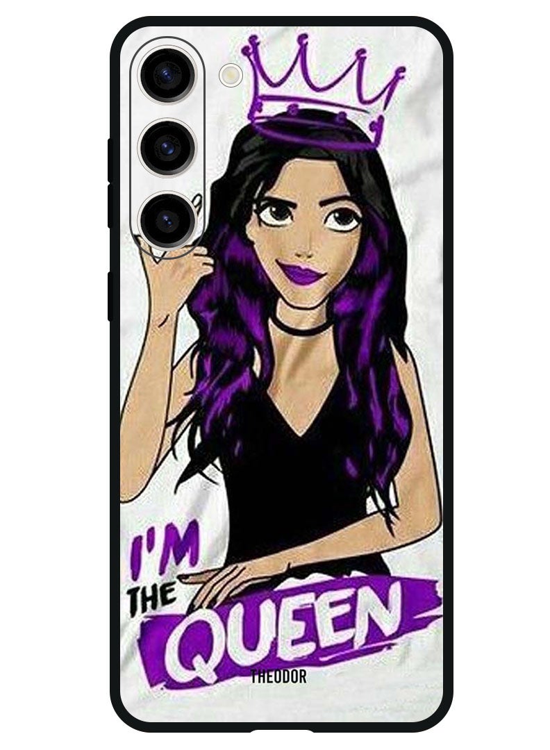 Theodor Protective Case Anti Scratch Shock Proof Bumper Cover For Samsung Galaxy S23 FE I Am Queen - Image 1