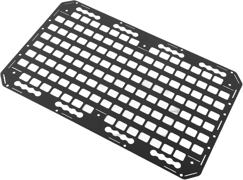 Zerodis Truck Bed Molle Panel Cargo Racks Storage Board with Versatile Organizers for Pickups and SUVs 27.24x17 Inch Truck Bed Molle Panel Aluminum L Track Other Vehicles - Image 3
