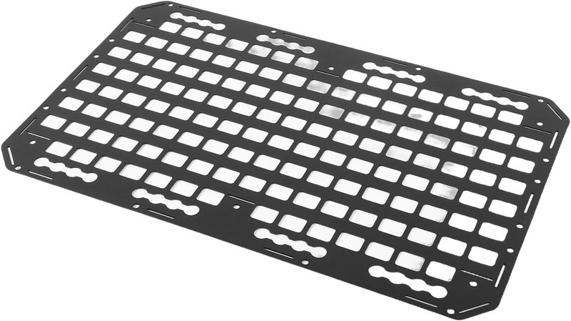 Zerodis Truck Bed Molle Panel Cargo Racks Storage Board with Versatile Organizers for Pickups and SUVs 27.24x17 Inch Truck Bed Molle Panel Aluminum L Track Other Vehicles - Image 4