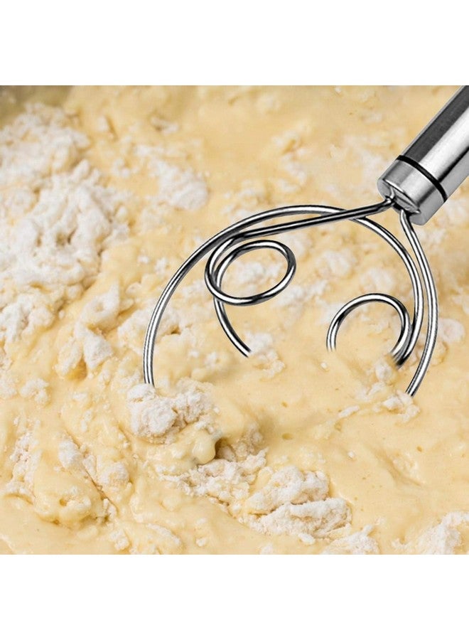 Prostuff.in Instakart Multifunctional Effortless Stainless Steel Dough Mixer with Hanging Hole Durable Time-Saving Mixing Stick Baking Tools Egg Beater for Home Kitchen Baking Accessories 1 Pcs - Image 3