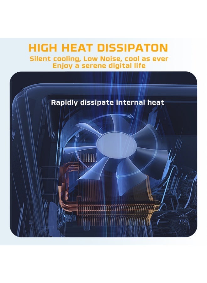 تويستيد مايندز كمبيوتر Twisted Minds TM-MPi5-1TB Mini PC بمعالج Intel i5-1340P، وذاكرة RAM بسعة 16 جيجابايت DDR4 مزدوجة القناة، وقرص SSD بسعة 1 تيرابايت من نوع M.2 NGFF، وبطاقة رسومات Intel Iris Xe، ونظام Windows 11 Pro، باللون الرمادي | TM-MPi5-1TB None - Image 2