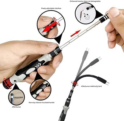 SHIPICOS 115-in-1 Precision Magnetic Screwdriver Set – Professional Repair Tool Kit with Bits & Storage Case for Laptop, Mobile, Watch, PC, Eyeglasses, Camera & Game Consoles (Multicolor) - Image 4