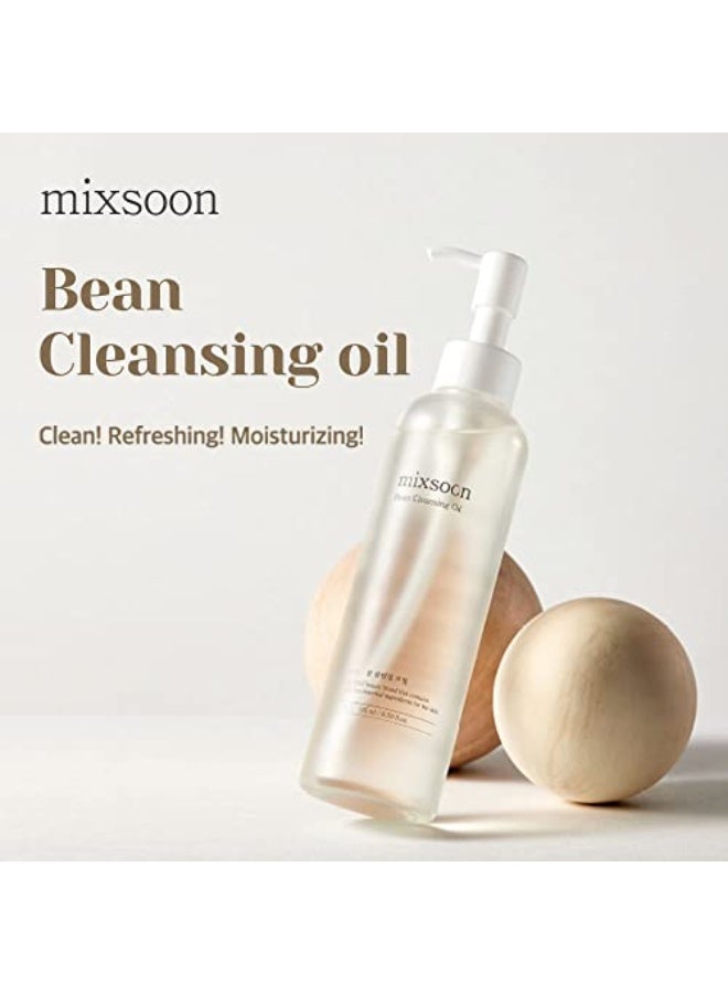mixsoon Bean Cleansing Oil 6.59 fl oz / 195ml, Korean Glass Skin Care | Sebum-Melting & Pore-Clearing Makeup Remover with Fermented Soybean, Hydrating Vegan Oil for Blackhead Care - Image 2