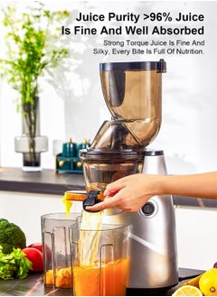 ET-LIFE Slow Masticating Juicer, Slow juicer, Fruit/Vegetable Juicer, Cold Press Juicer with High Output  - Image 2