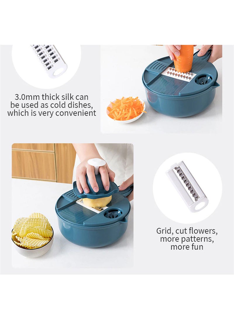 AROAQ Kitchen Tools Multifunctional Salad Chopper & Shredder For Vegetables  - Image 4