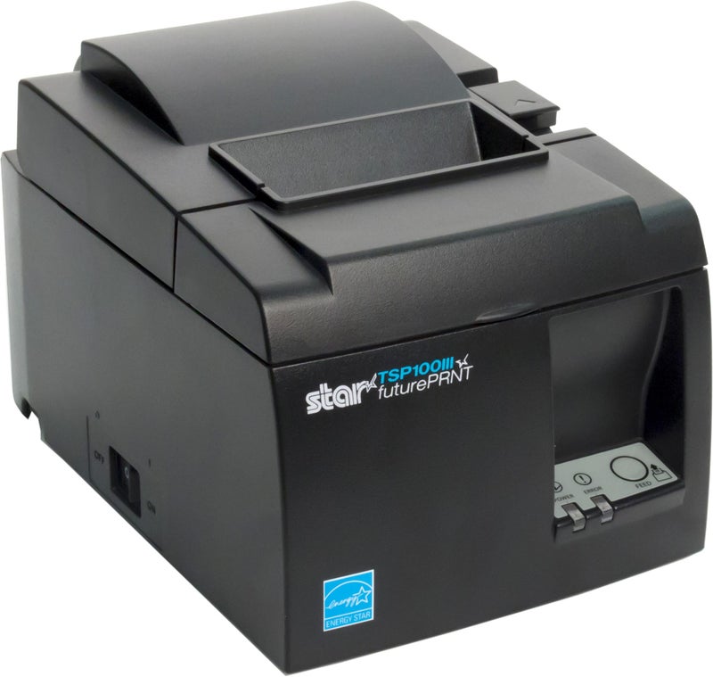 Star Micronics TSP143IIILAN Ethernet (LAN) Thermal Receipt Printer with Auto-Cutter and Internal Power Supply - Gray - Image 4