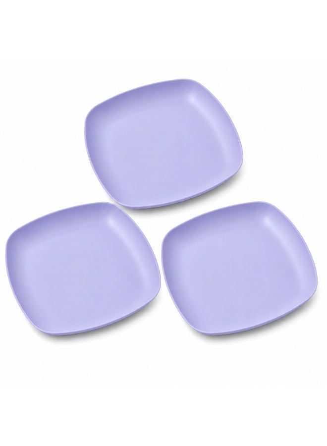 favilla Square plastic serving dish - 3 pieces, measuring 23 x 23 x 3 cm, multi-purpose - Code 1078 - Image 2