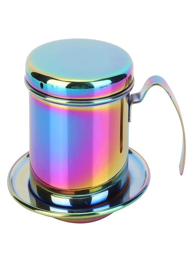 Fdit 304 Stainless Steel Coffee Pot, Pour Over Coffee Dripper with Reusable Filter 7.5cm Inner Diameter Portable Drip Coffee Maker for Home Office Travel - Image 1