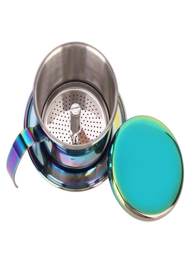 Fdit 304 Stainless Steel Coffee Pot, Pour Over Coffee Dripper with Reusable Filter 7.5cm Inner Diameter Portable Drip Coffee Maker for Home Office Travel - Image 3