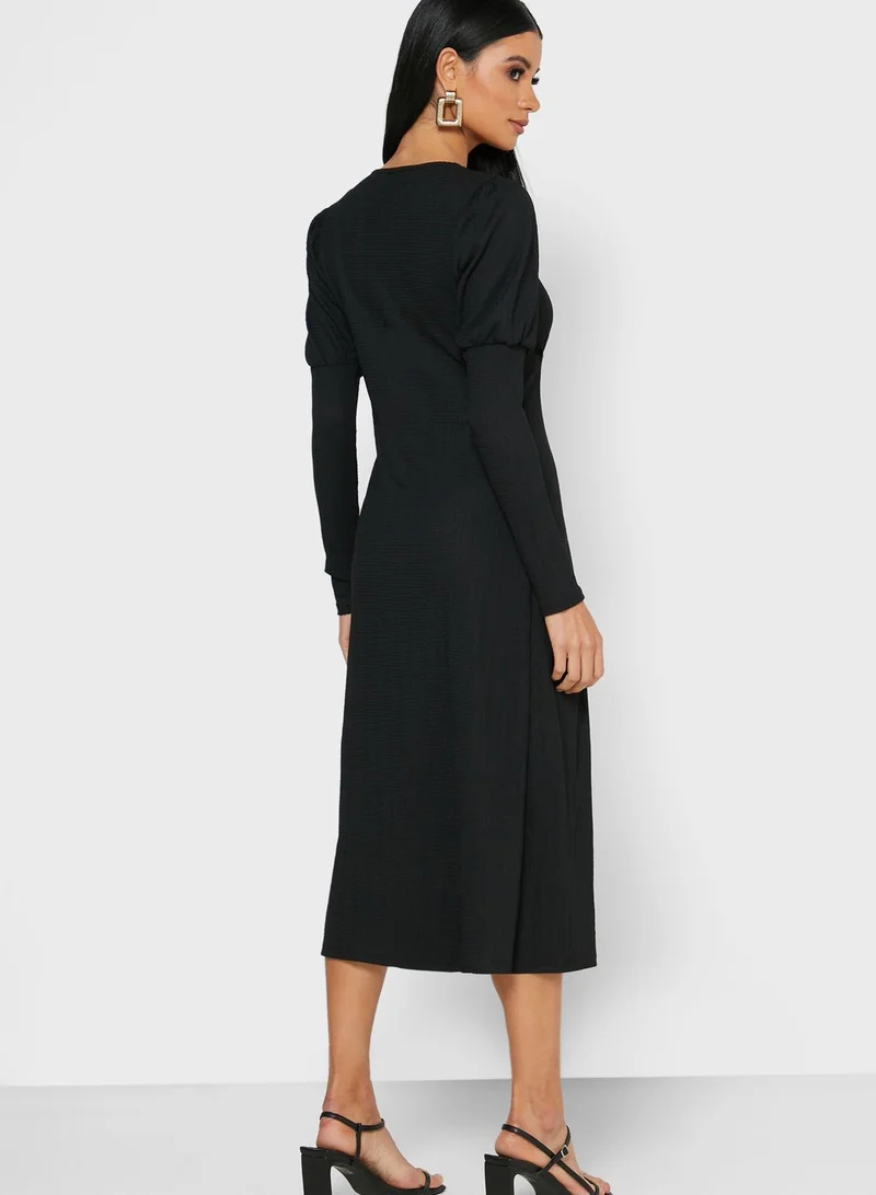 RIVER ISLAND Puff Sleeve  Dress