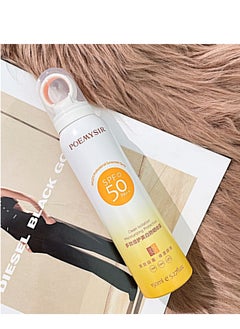 Joyeworld Ultra Sheer Body Spray SPF 50, Broad Spectrum UVA/UVB Protection, Clean Is olation Moisturizing Protection, Protecting Multi-Purpose White Sunscreen Spray, Lightweight, Non-Greasy, Waterproof Body Spray, Non-Allergenic, 150ml  - Image 1