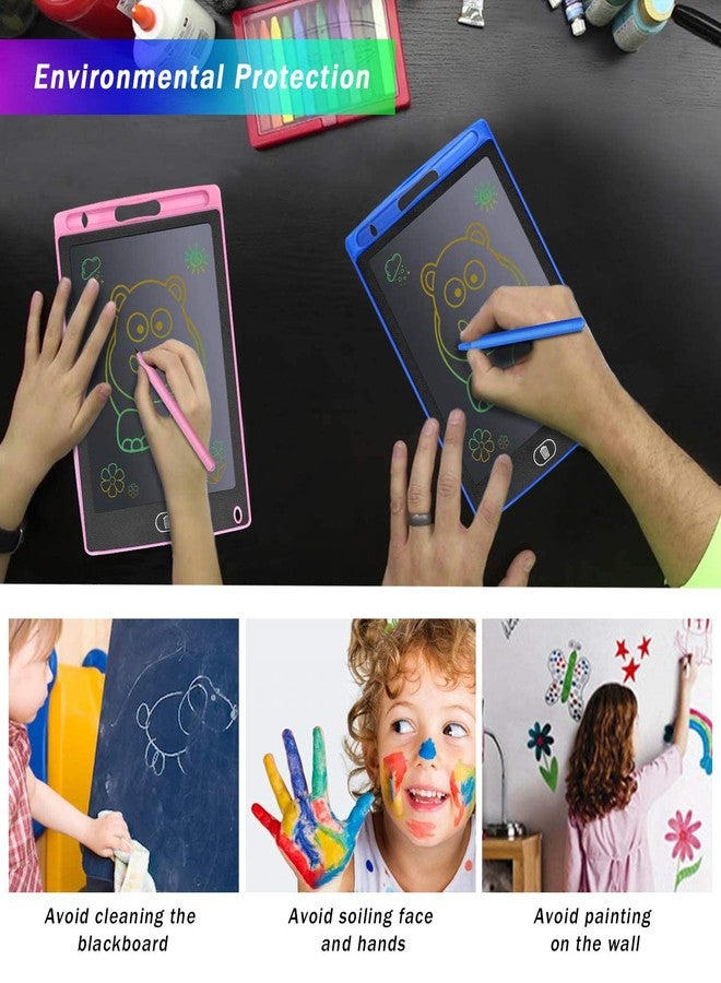 Ionix Multi-Color LCD Writing Tablet Screen, Kids Toy, 8.5" Colorful Toddler Doodle Board, Erasable Reusable Electronic Drawing Pads, Educational and Learning Tool - Image 2