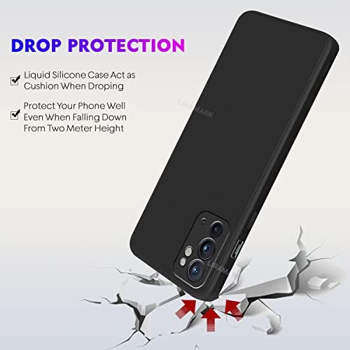 LIRAMARK Silicone Soft Back Cover Case for OnePlus 9RT 5G / 1+9RT 5G (Silicone Black) - Image 5