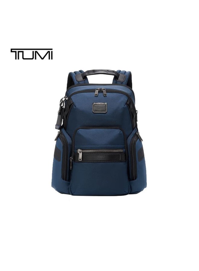 Tumi Alpha Bravo Series Men's Business Travel High-end Fashion Backpack 0232793nvy, Navy Blue - Image 1