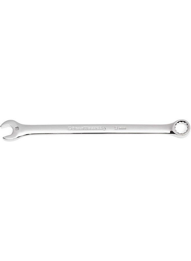 GearWrench 12-Point Long Pattern Combination Wrench Silver 9 mm 81666G - Image 1