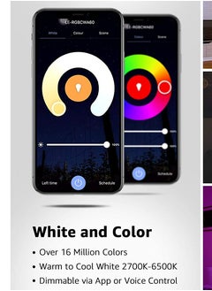 Generic Smart wifi bulb e27 app control dimmable brightness multicolor led light bulb  - Image 2