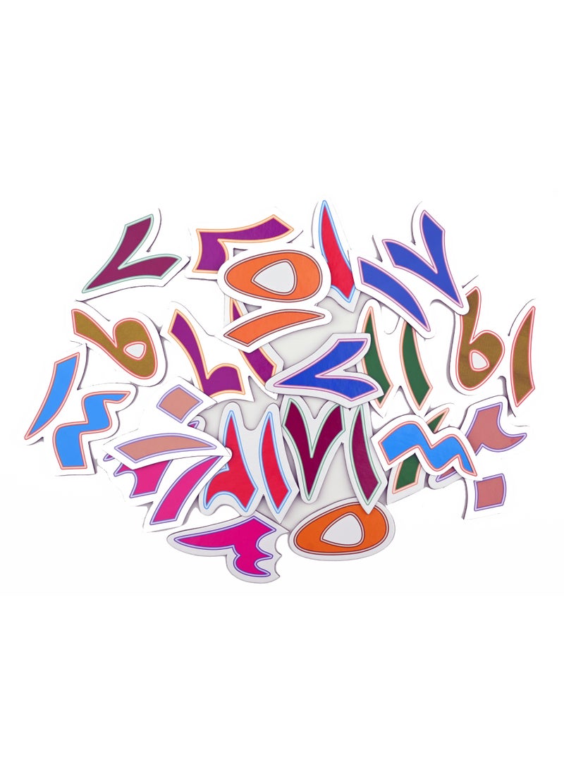 خشب الأرقام مثبتة بمغناطيس بالخلف - Image 2