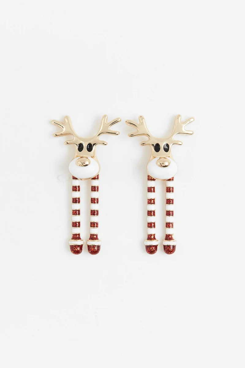 H&M Reindeer earrings
