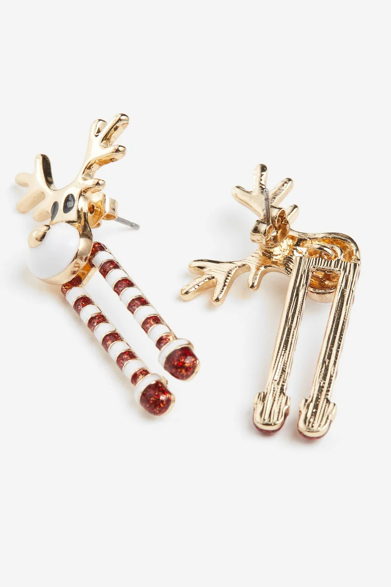 H&M Reindeer earrings