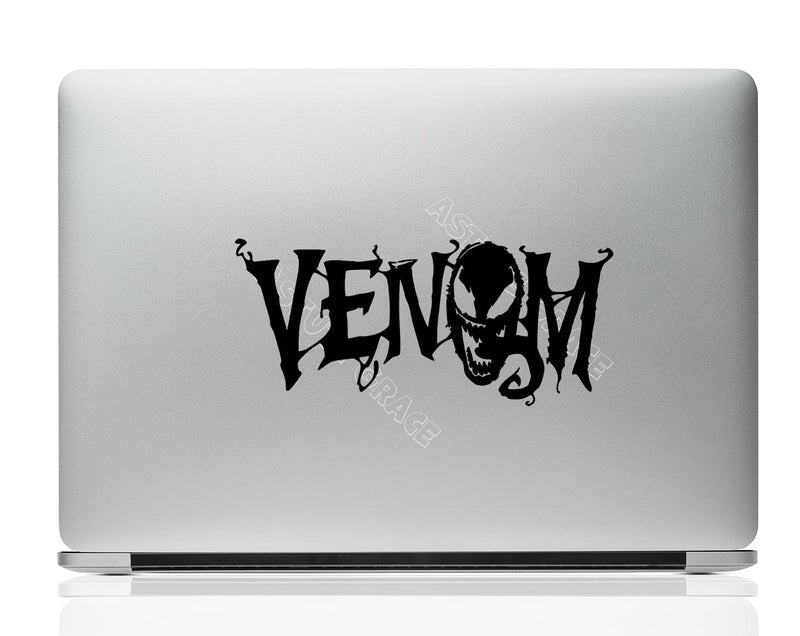 ASTUTE GRACE Venom Spider Man Comics Vinyl Decal Laptop Car Truck Walls Black 8 inch AG645 - Image 3