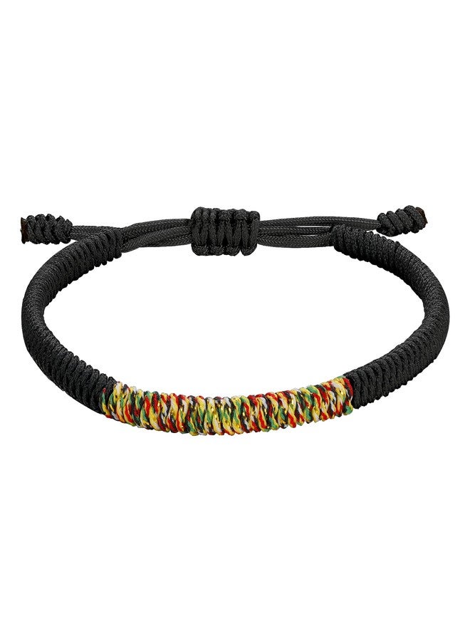 JENDEAR SHINE Tibetan Buddhist Bracelets for Women and Men, Hand Braided Rope Adjustable, Luck Faith Couple Friendship Gift - Image 1