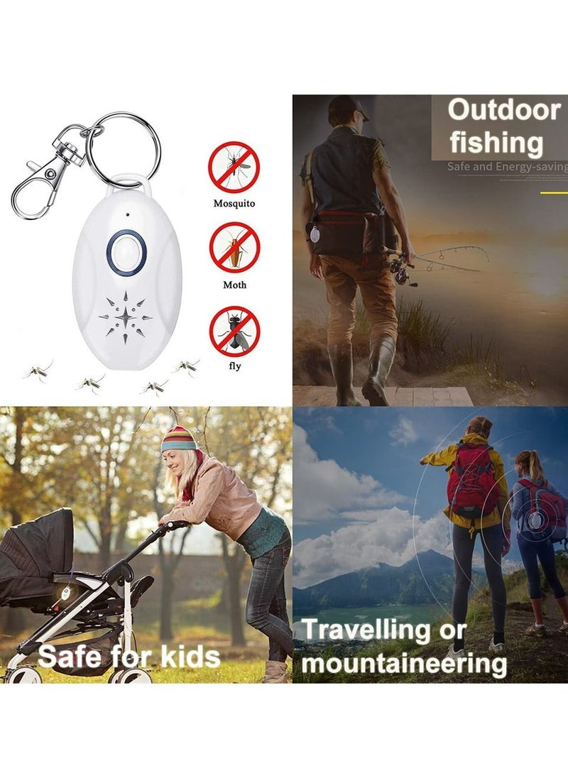 SYOSI Pest Repeller, SYOSI Ultrasonic Portable Mosquito Repellent USB Rechargeable Insect Repellent for Children Pets Suitable for Ant, Mosquito, Fly, Flea, Lice Indoor and Outdoor  - Image 2