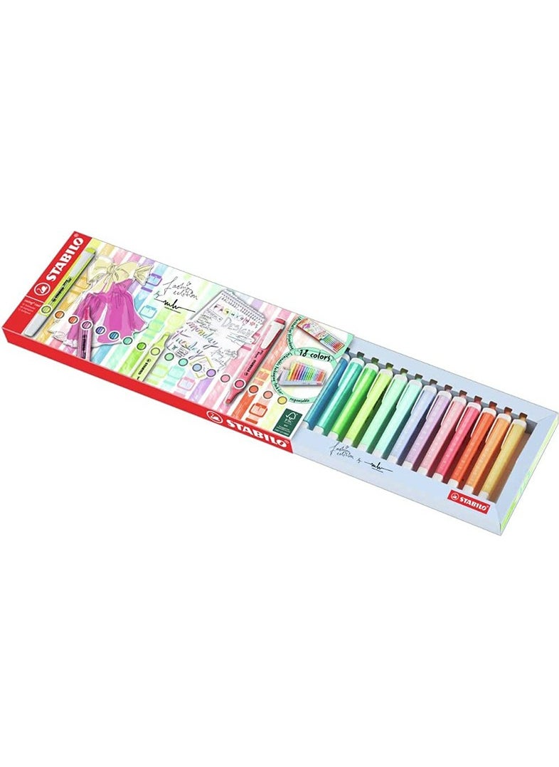 STABILO Swing Cool Highlighter 18 Piece Desk Set  - Image 3