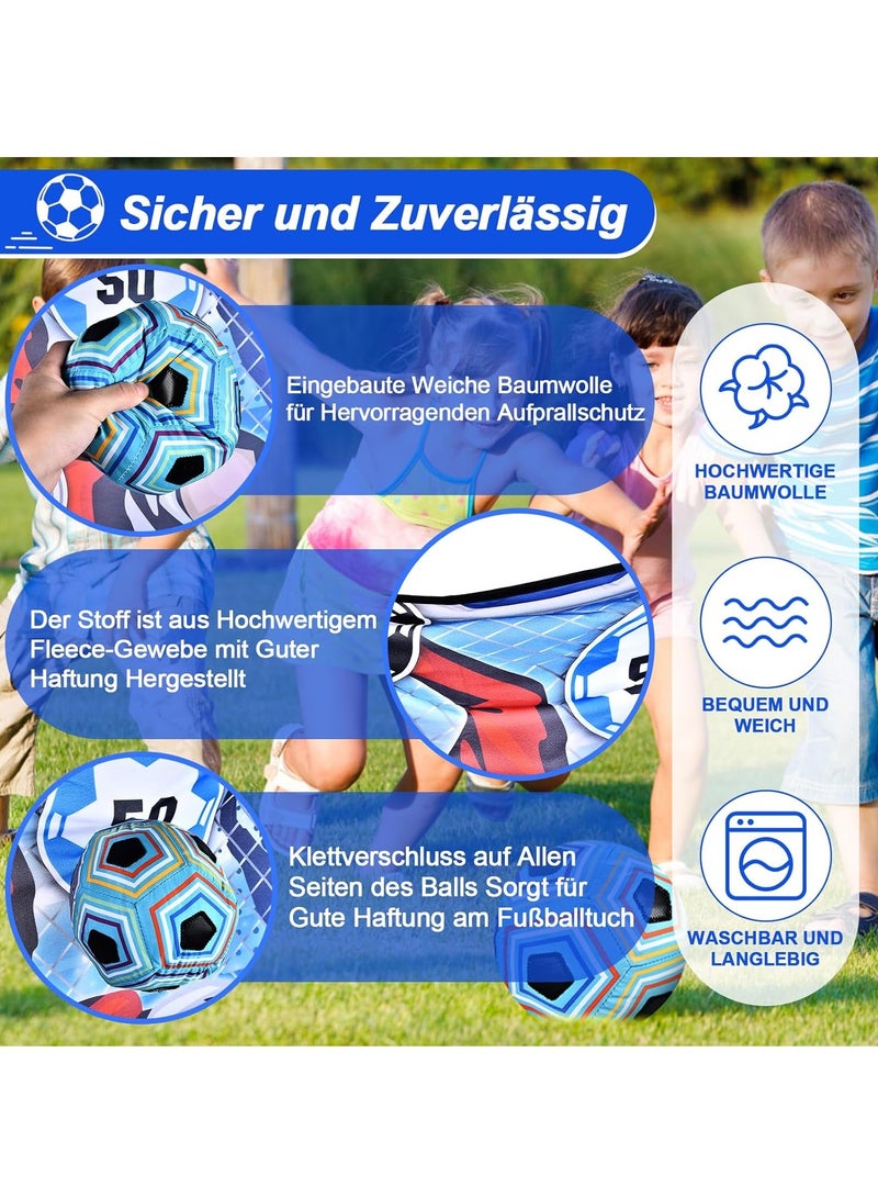 Football Game Set for 3 4 5 6 7 8 Years Old Kids Indoor Outdoor Yard Football Goal with Velcro Balls  - Image 5
