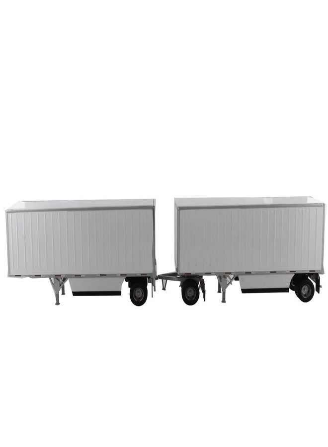 Diecast Masters 1:50 Wabash National 28' White Pup Trailers - - 91036 - Image 1