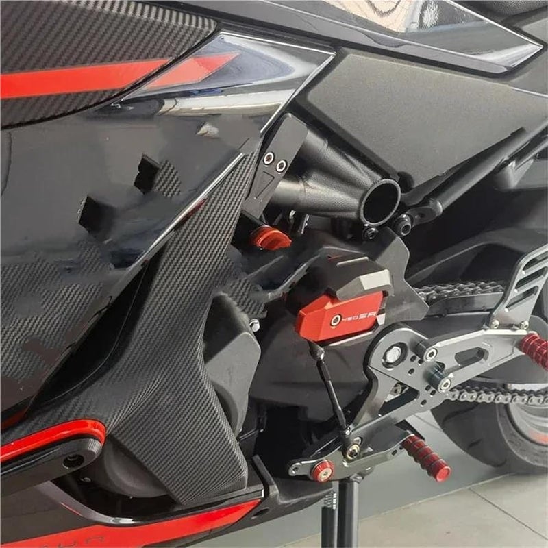 CFMOTO 450SR 450NK 450SR S حماية دراج نارية ضد السقوط حارس عادم أحمر - Image 5